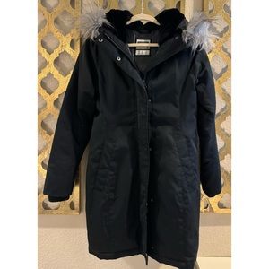 Abercrombie Ultra Winter Parka SMALL removable fur hood lining.